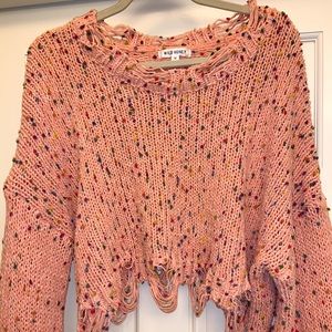 Wild Honey cropped sweater